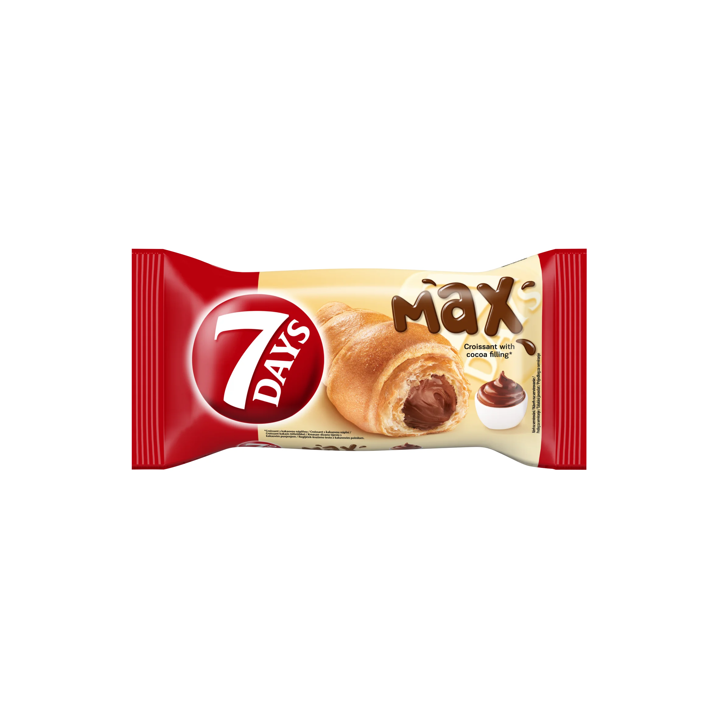 7DAYS MAX CROISSANT KAKAÓS TÖLTEL. 80G