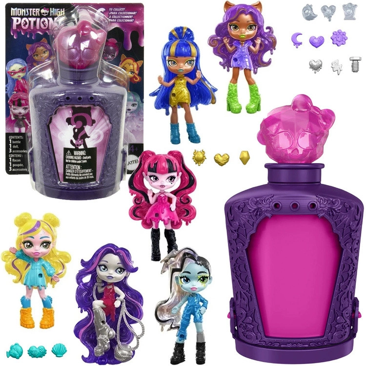 Mattel Monster High Mini Baba ELIXIR – meglepetésbaba