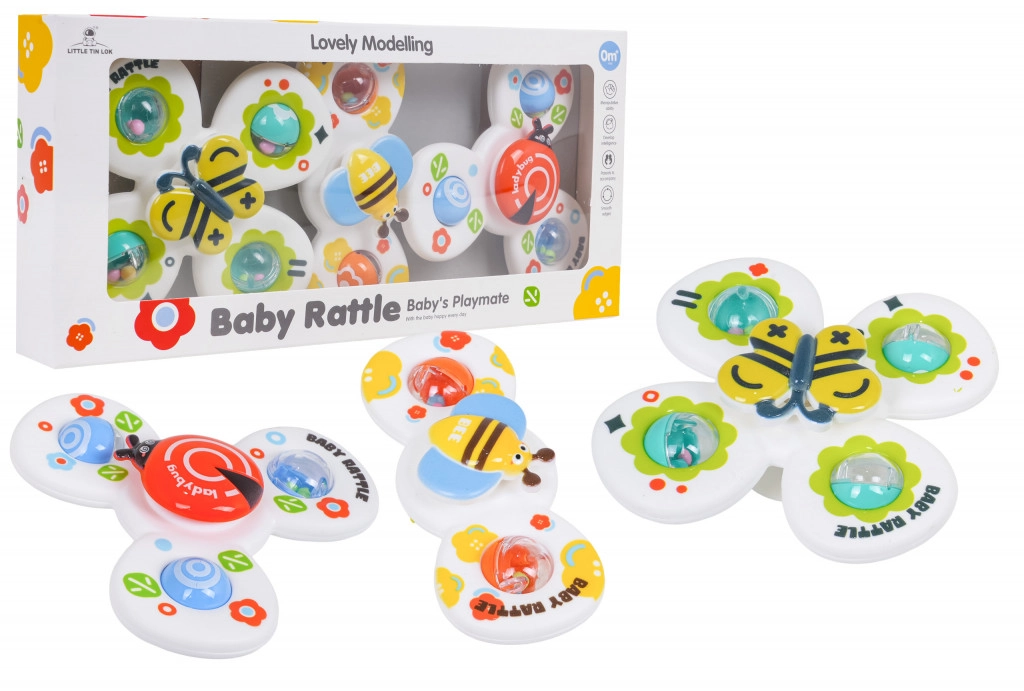 3 az 1-ben Katicabogár, Pillangó, Méhecske Pörgő Készlet