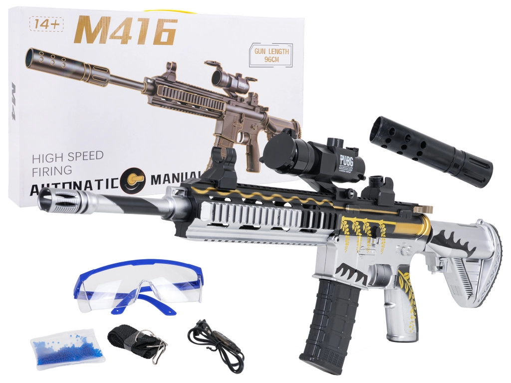 Nagyméretű M416 géllövedékes puska