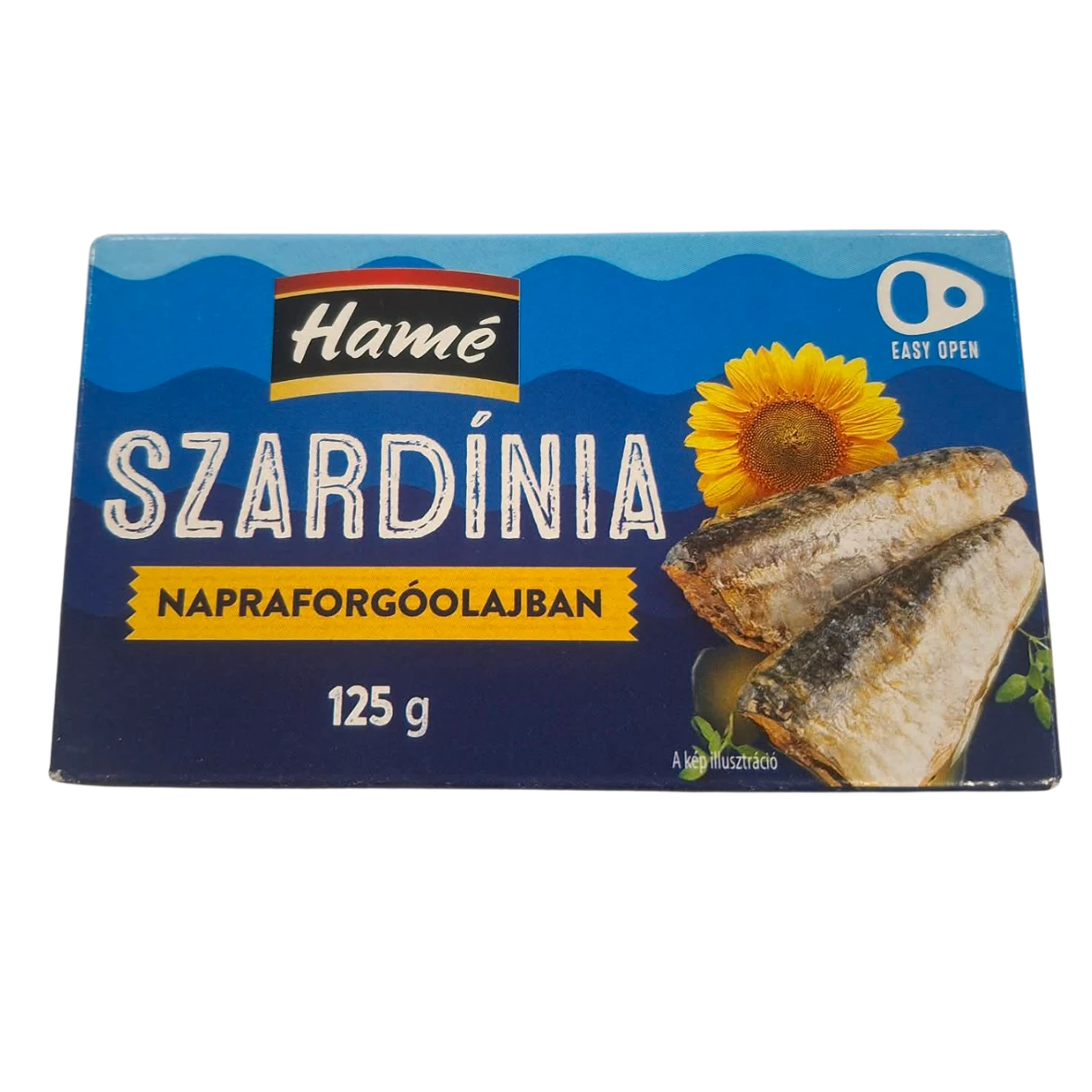 HAME SZARDÍNIA NÖVÉNYI OLAJBAN 125G/ 90G