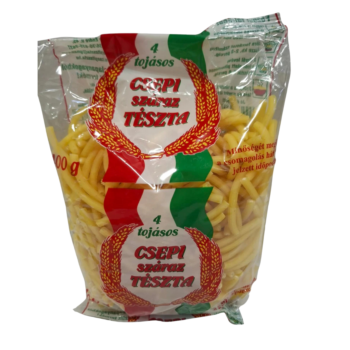 CSEPI TÉSZTA 4TOJ.RÖVID CSŐ 400G