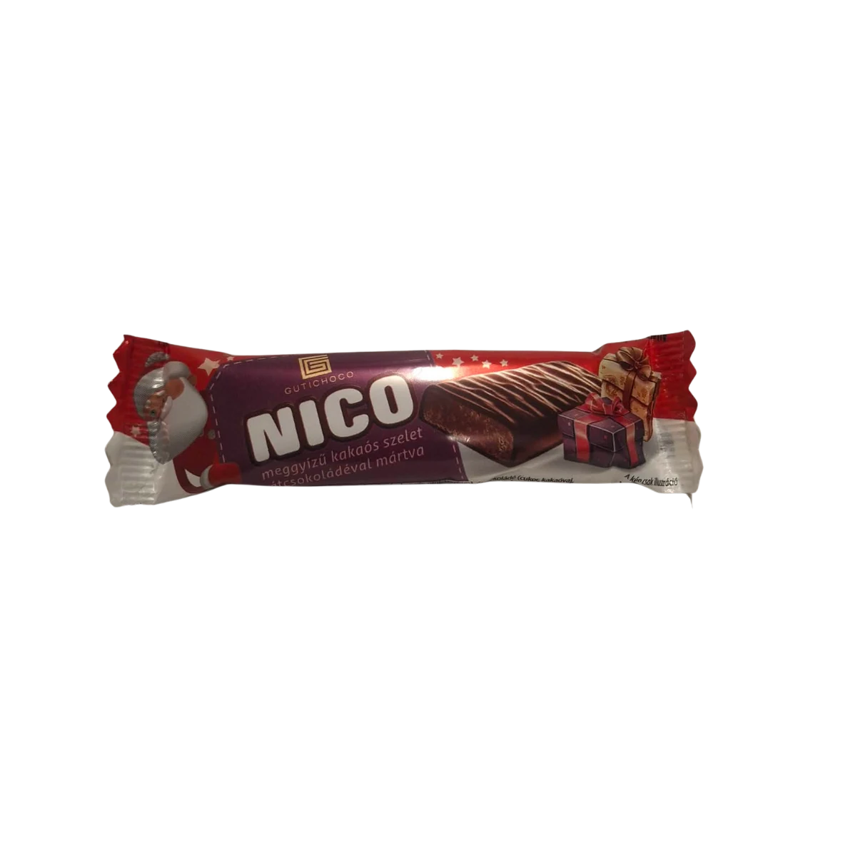 MIKULÁS MEGGYES SZELET ÉTCSOKOLÁDÉS 25G