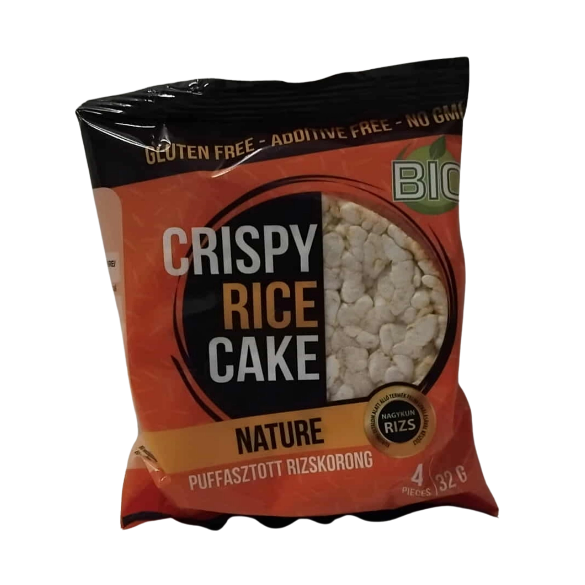 NAGYKUN GM.CRISPY RICE CAKE BIO NAT. 32G