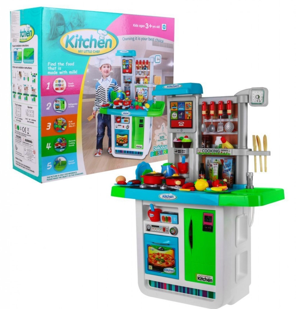 Hatalmas Interaktív konyha kék színben