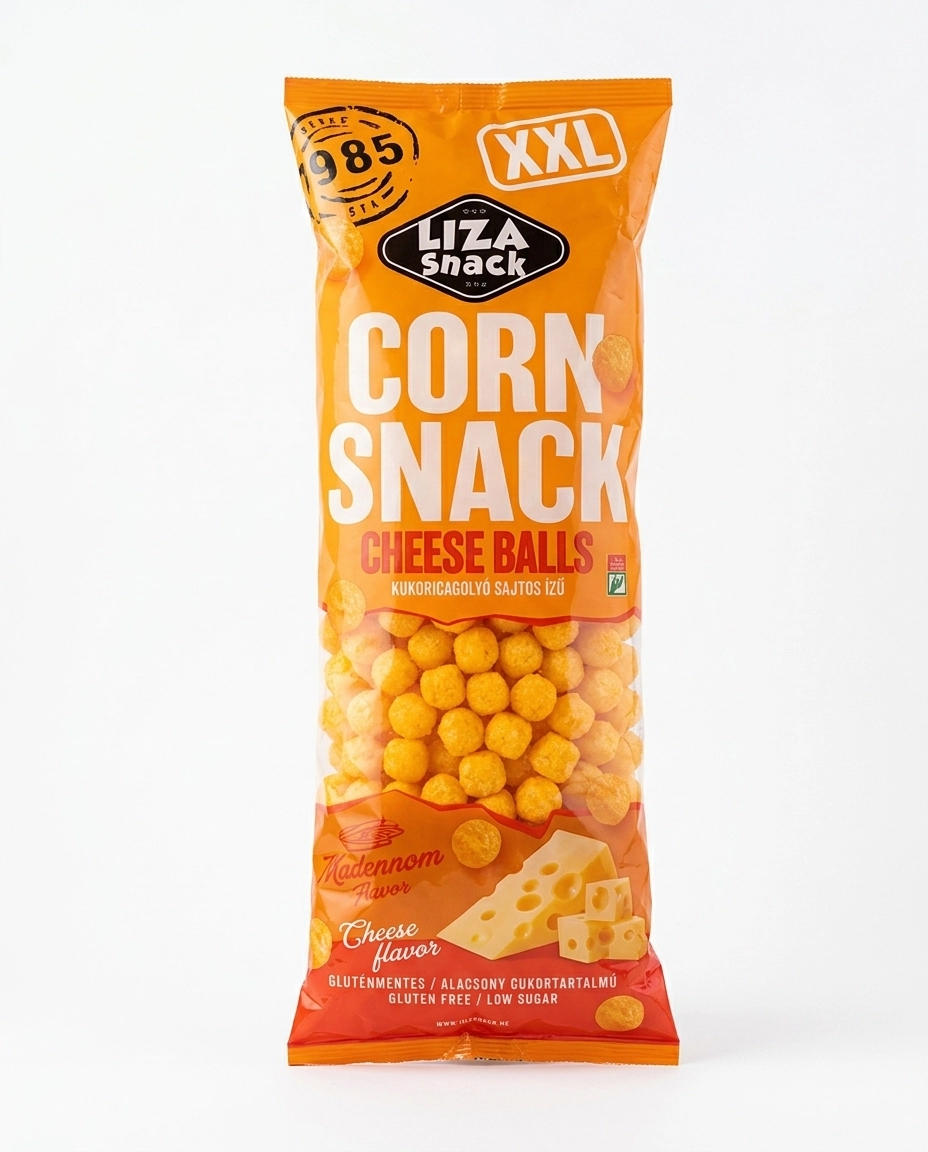 LIZA SNACK KUKORICAGOLYÓ SAJTOS ÍZŰ 280G