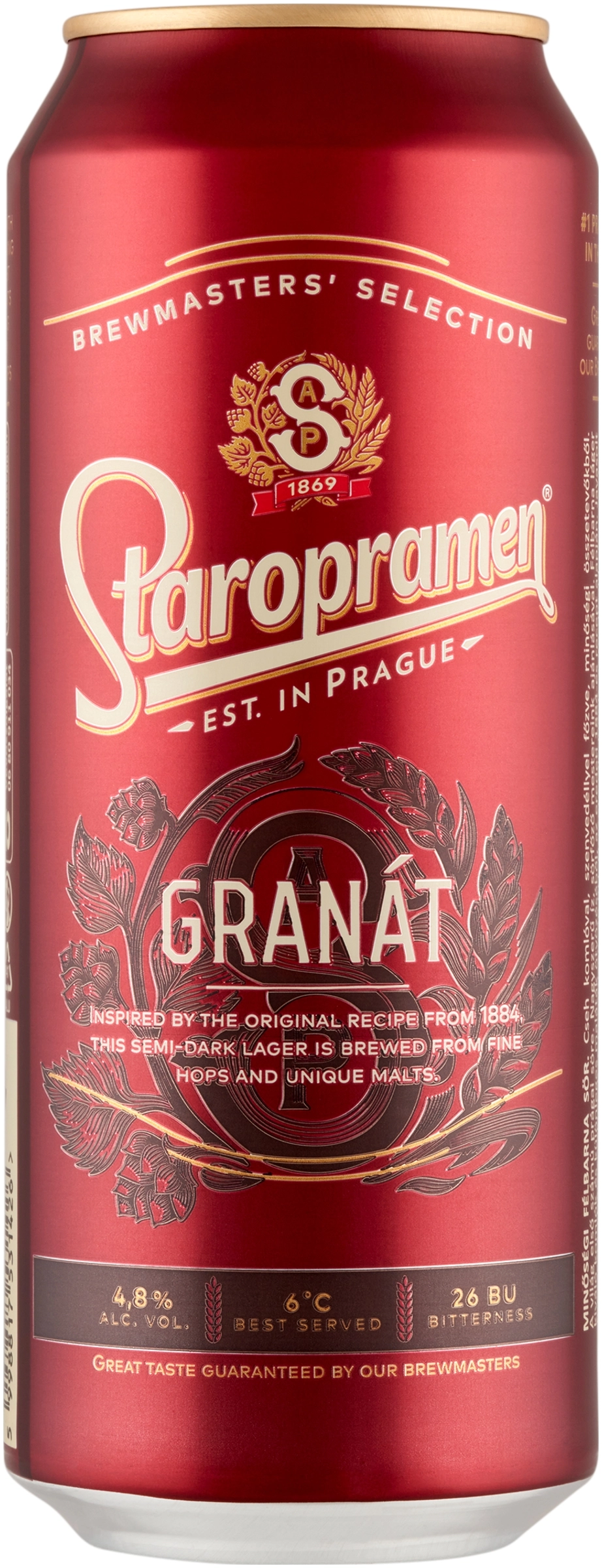 STAROPRAMEN UNFILTER.SÖR 5% DOB.DRS 0.5L