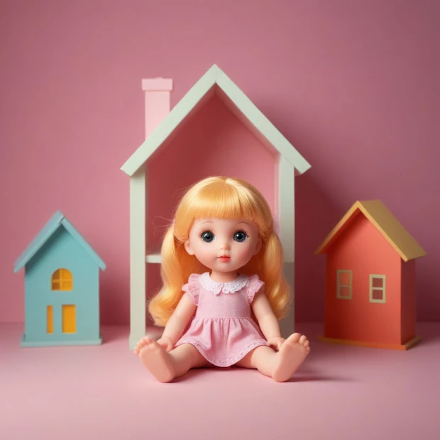 Babák/babaházak/bútorok