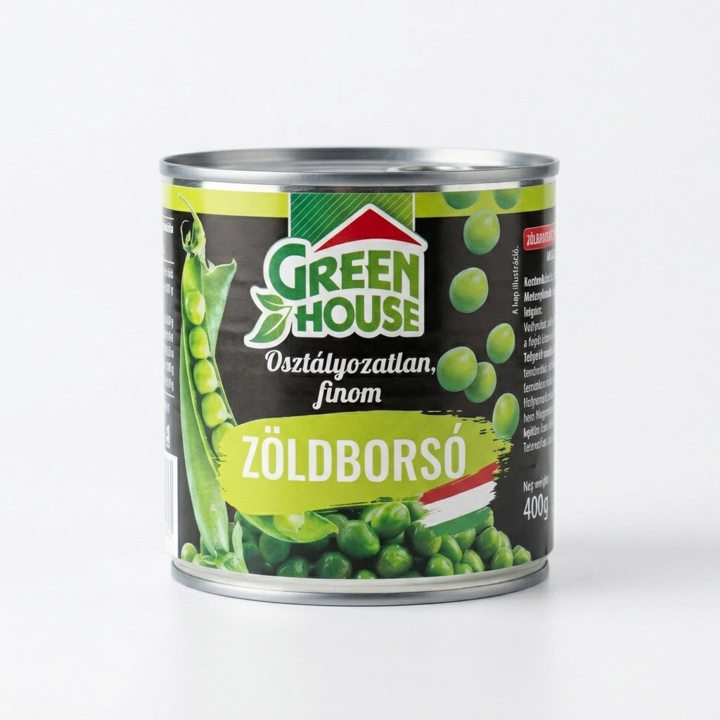 GREENHOUSE ZÖLDBORSÓ KONZERV 400G/ 270G