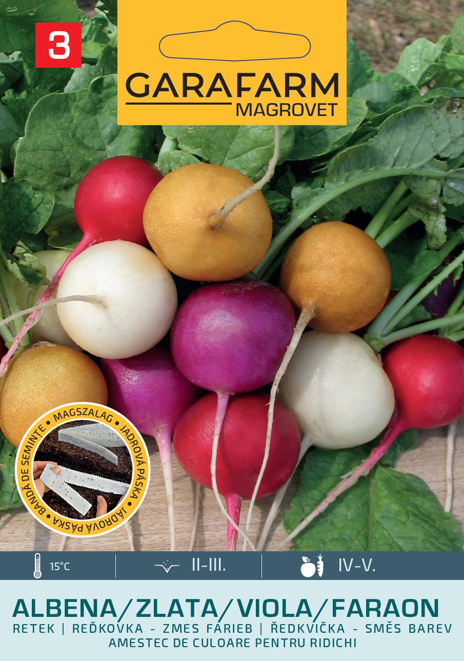 Garafarm Magszalag Retek Színkeverék 4mag