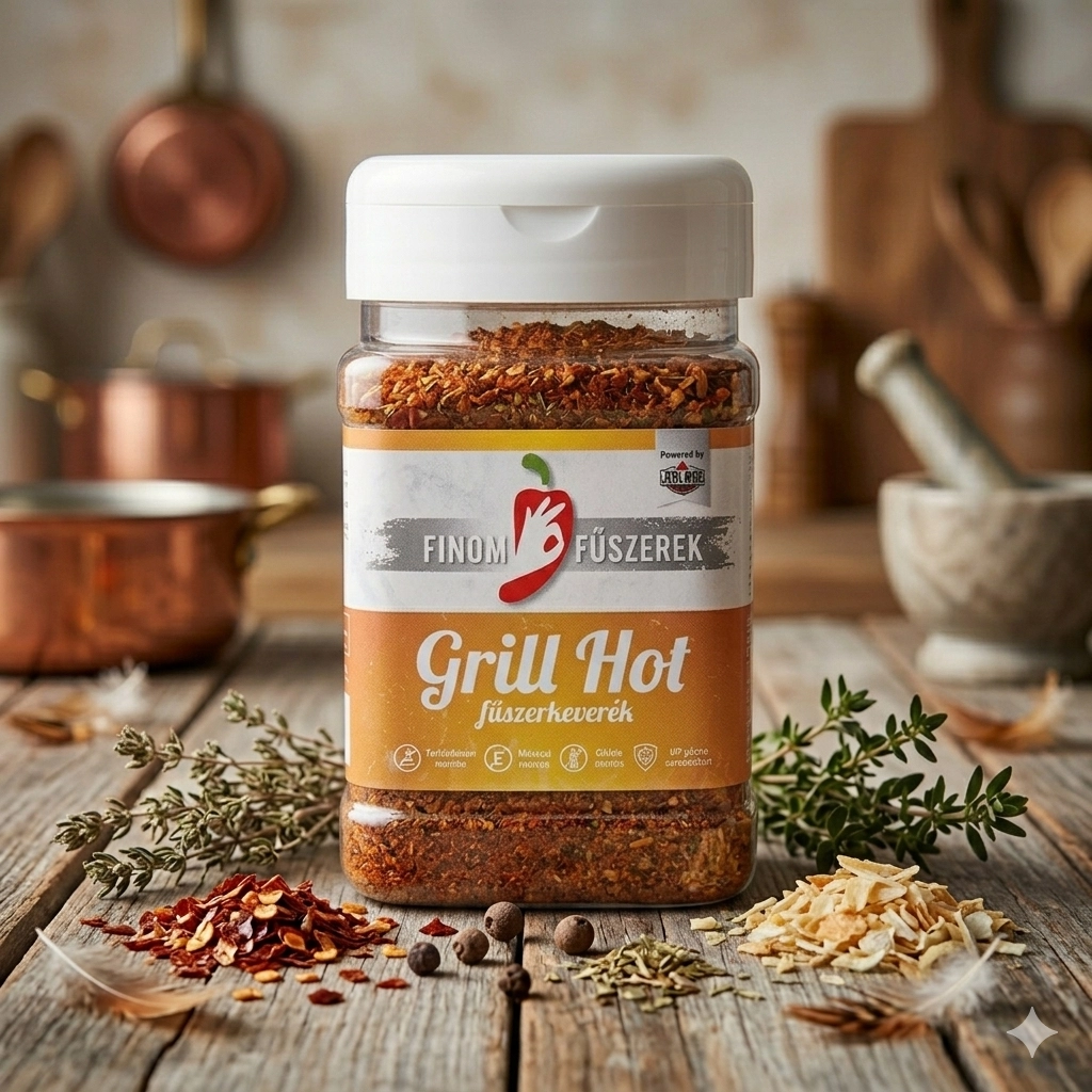 Grill Hot fűszerkeverék 200g szóródoboz