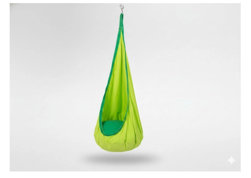 Függő csepphinta 70 x 150 cm – zöld