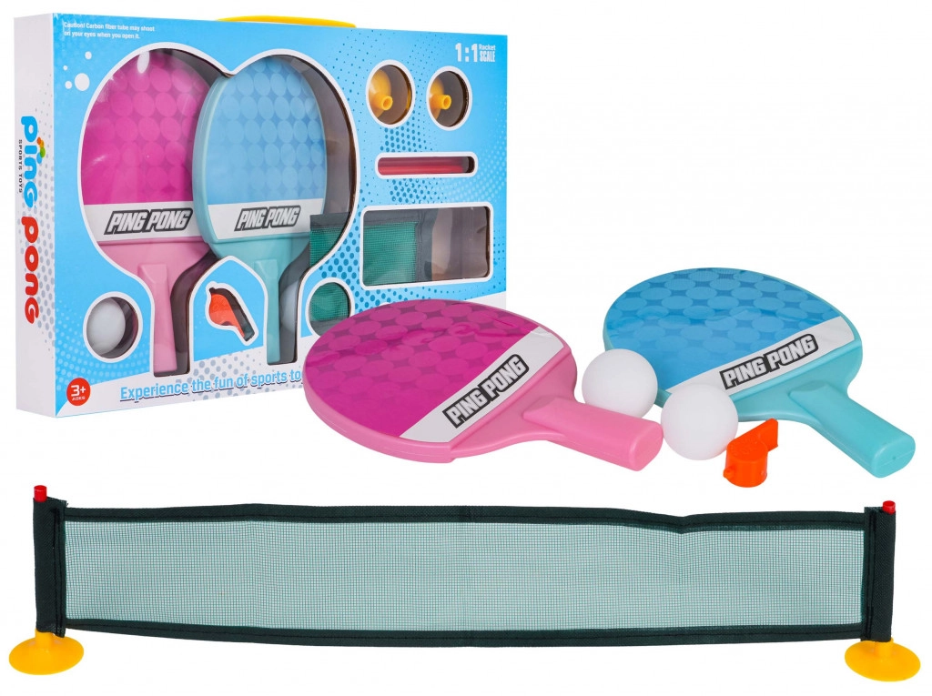 Pingpong ütő és háló készlet