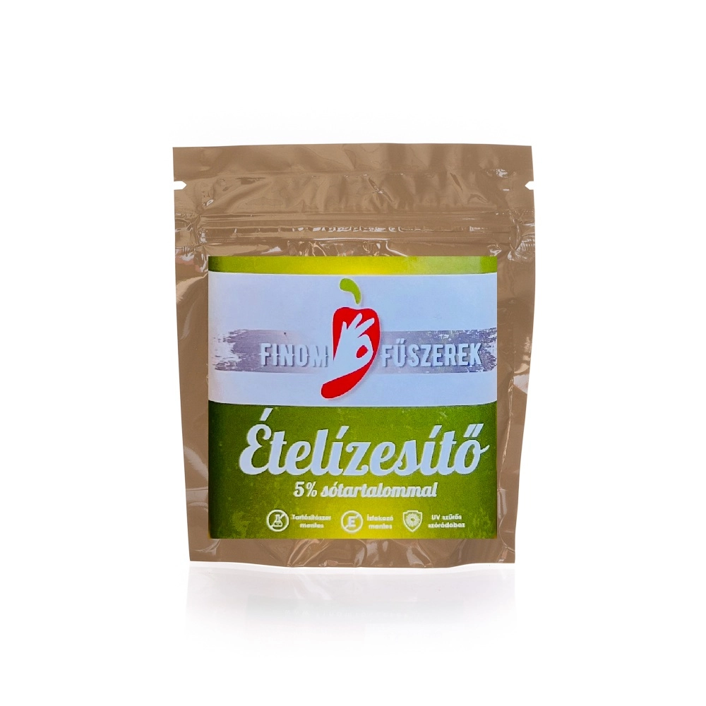 Ételízesítő 5% sótartalom 200g szóródoboz
