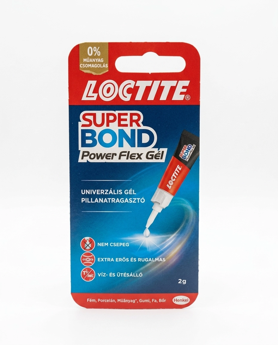 LOCTITE SUPER BOND POWER FOLYÉKONY GÉL PILLANAT RAGASZTÓ 2G