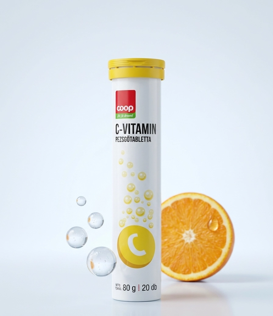 COOP C-VITAMIN PEZSGŐTABLETTA 80G