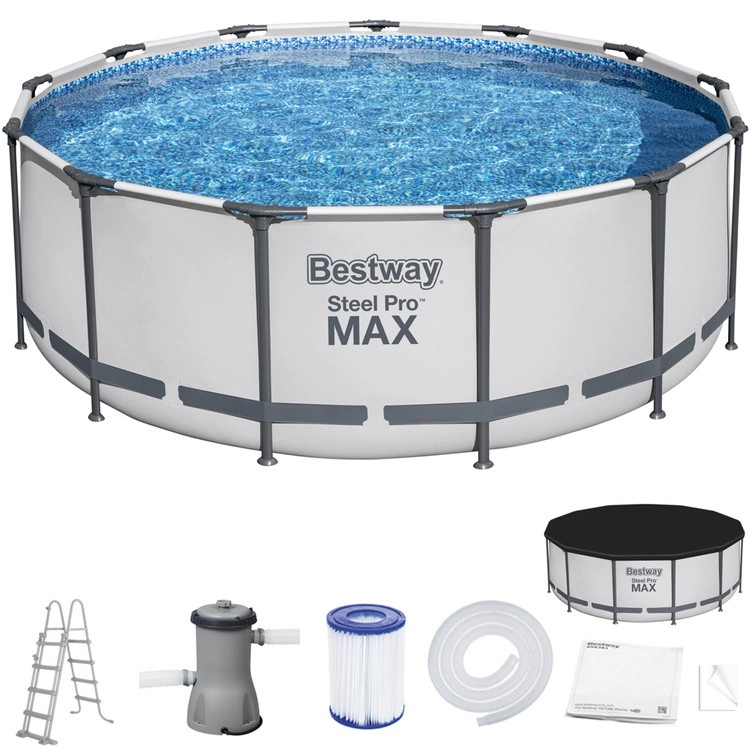 Bestway állványos medence tartozékokkal 396 x 122 x cm