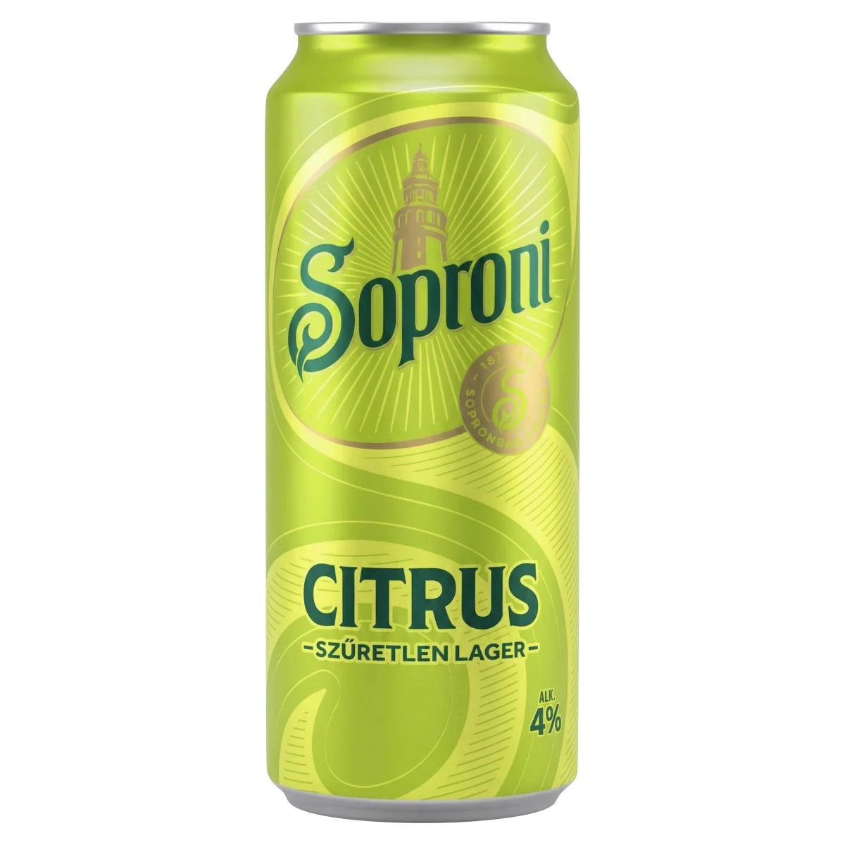 SOPRONI CITR.SZŰRETLEN LAG.4%D.DRS 0.5L