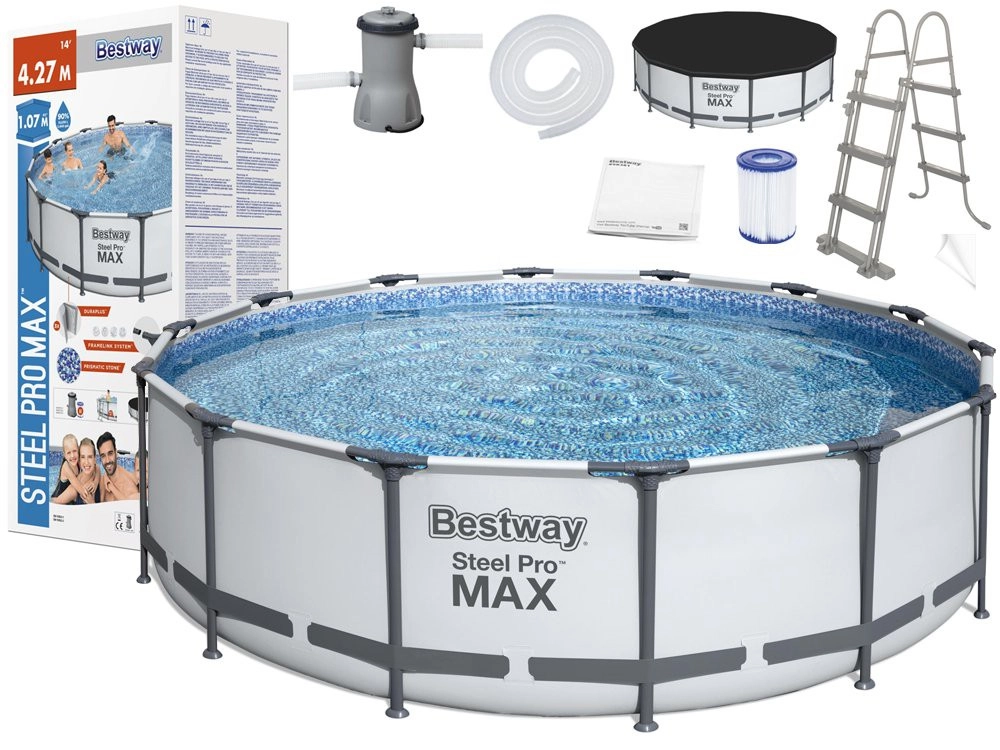 Bestway Frame úszómedence készlet fehér színben