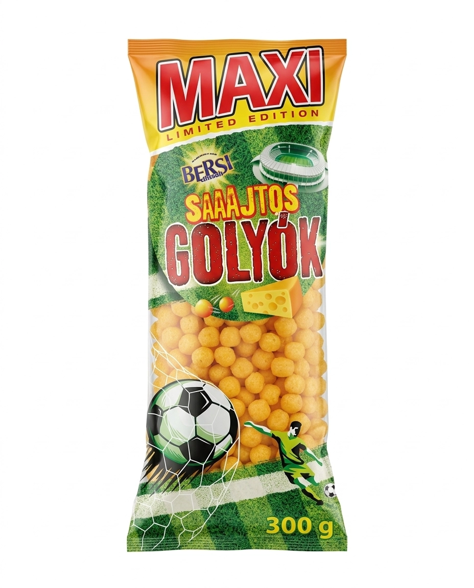 BERSI SNACK XXL SAJTGOLYÓ LIM.ED.VB 300G