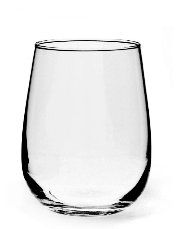 Üveg vizespohár készlet -6 db -360 ml